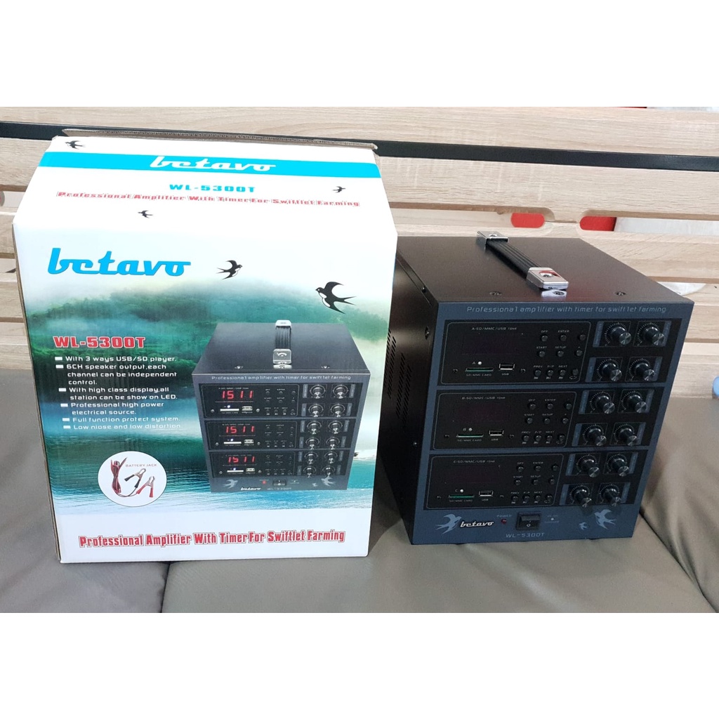 Jual Ampli Walet Betavo WL 5300 T 3 Player + 3 Timer + ada Kipas + ada ...