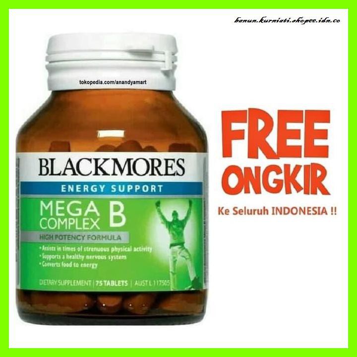 Jual VITAMIN-B- BLACKMORES MEGA B COMPLEX KOMPLEKS VITAMIN VIT B 75 ...