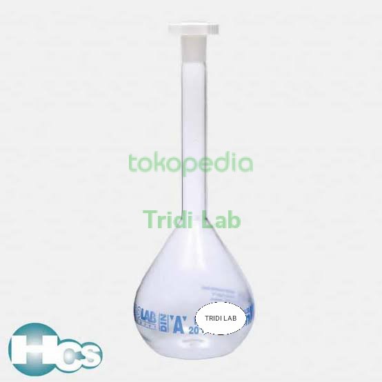 Jual Volumetric Flask 25 Ml Class A Blue Scale Labu Ukur 25ml Kaca Shopee Indonesia