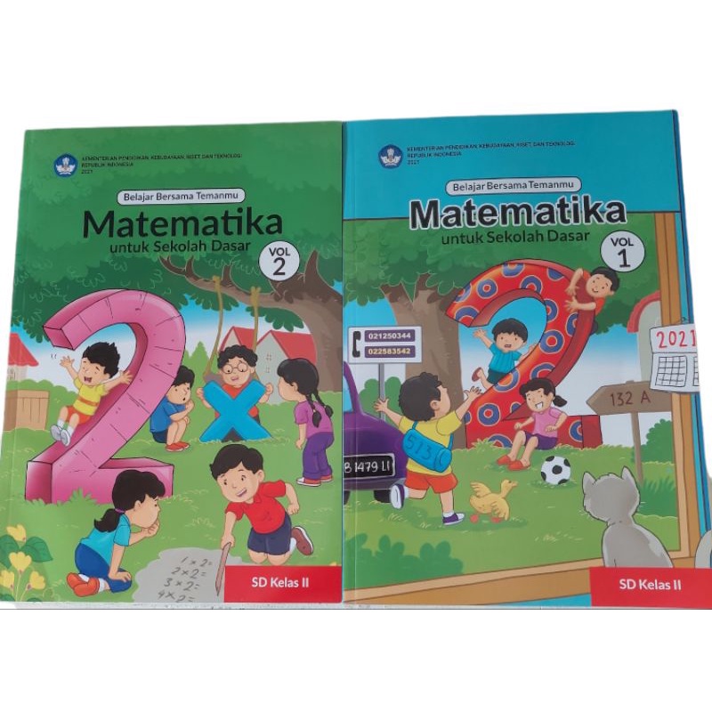 Jual Buku Matematika kelas 2 sd kurikulum merdeka penerbit KEMENDIKBUD ...