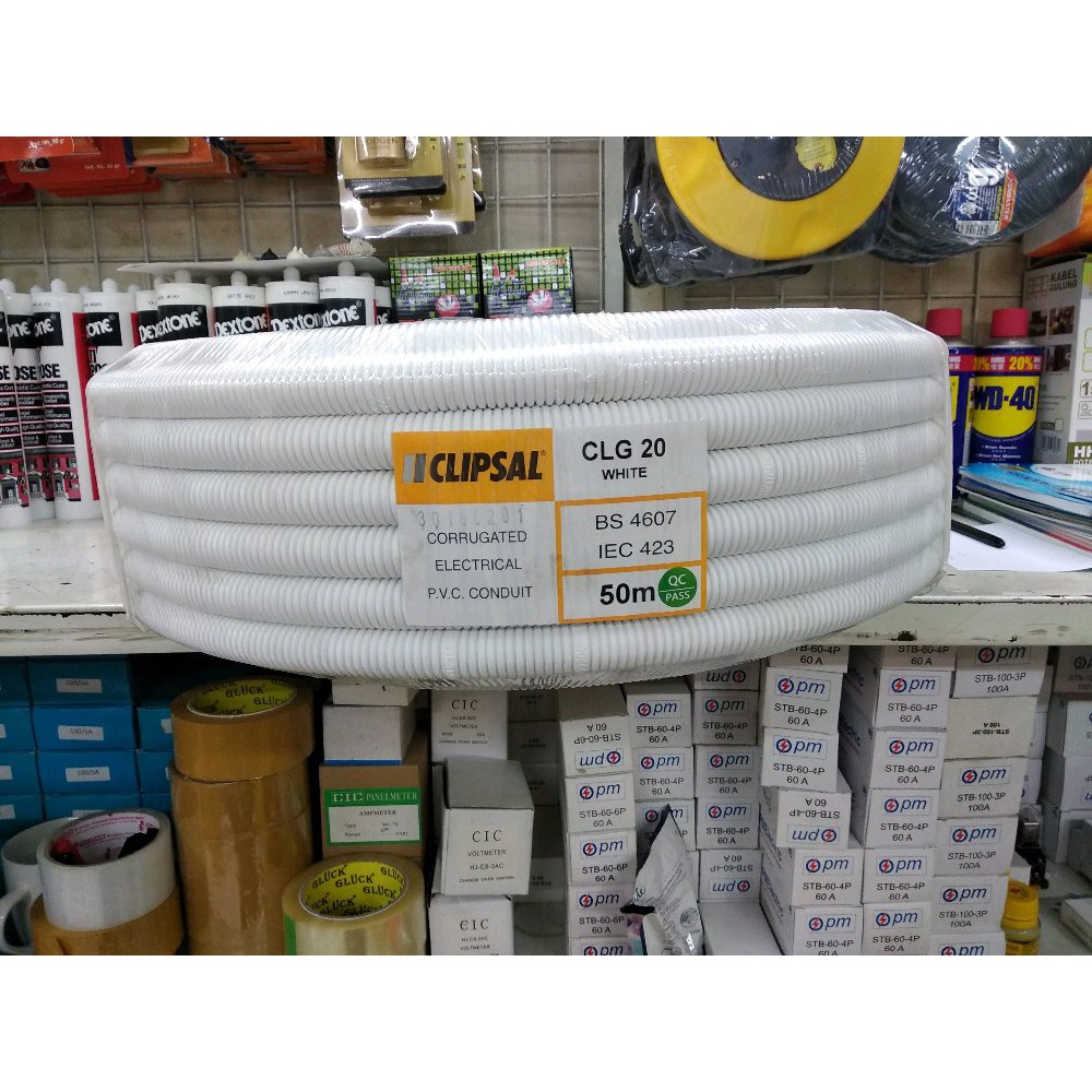 Jual Flexible Conduit Pvc Mm Clipsal Flexible Pipa Mm Shopee Indonesia