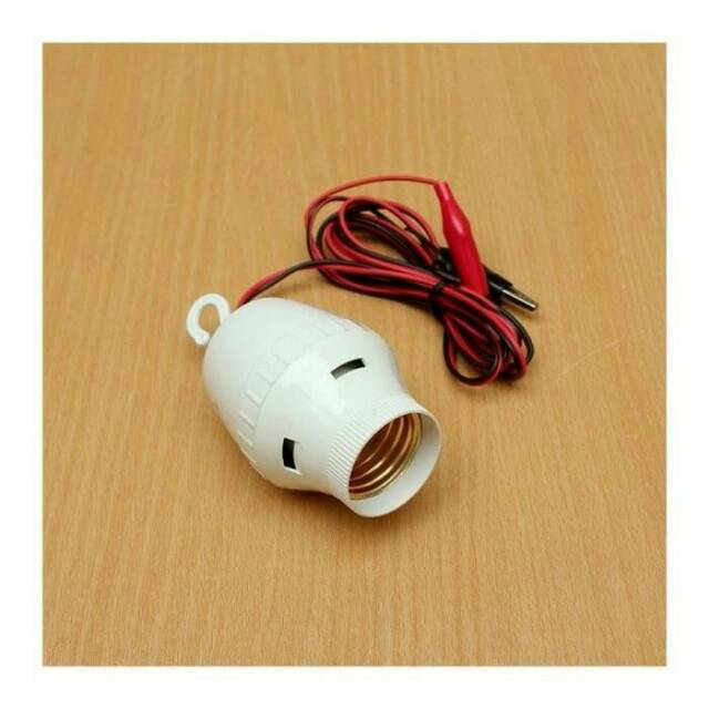 Jual fitting inverter aki accu dc 12v ke 220v ac lampu | Shopee Indonesia