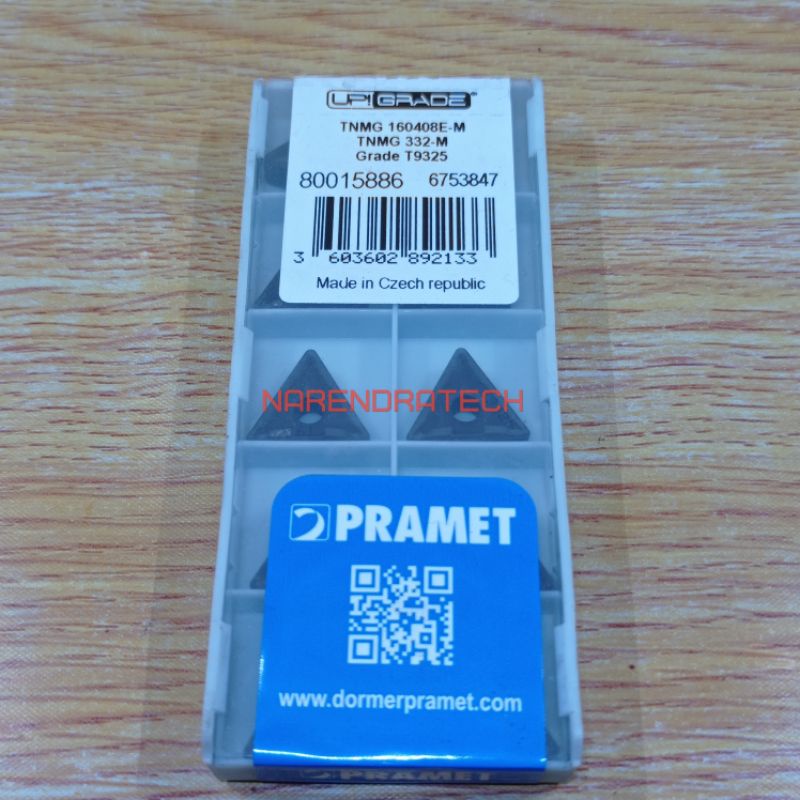 Jual TNMG 160408 pramet insert original brand dormer pramet | Shopee ...