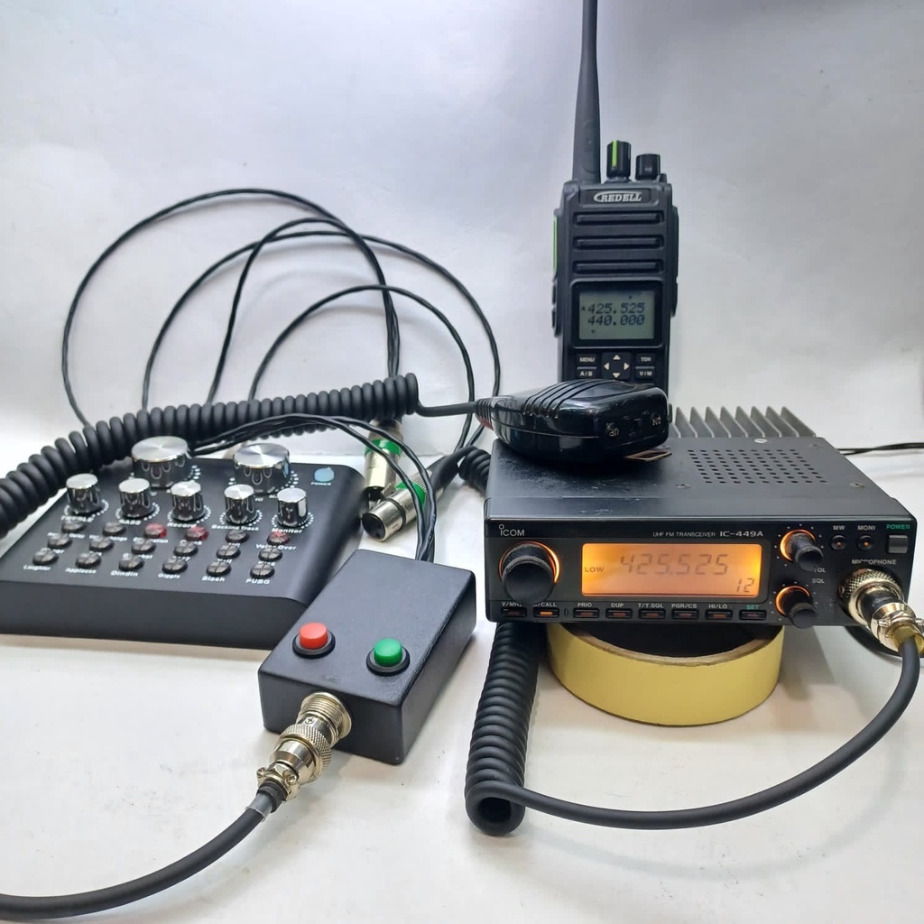 Jual PTT RIG ICOM IC 229H TO MIXER AUDIO SOUNDCARD V8 | Shopee Indonesia