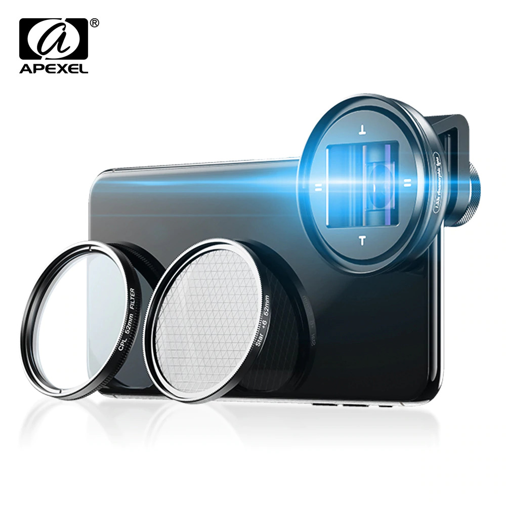 Jual APEXEL Lensa Smartphone Anamorphic Lens 1.33x with CPL and ...