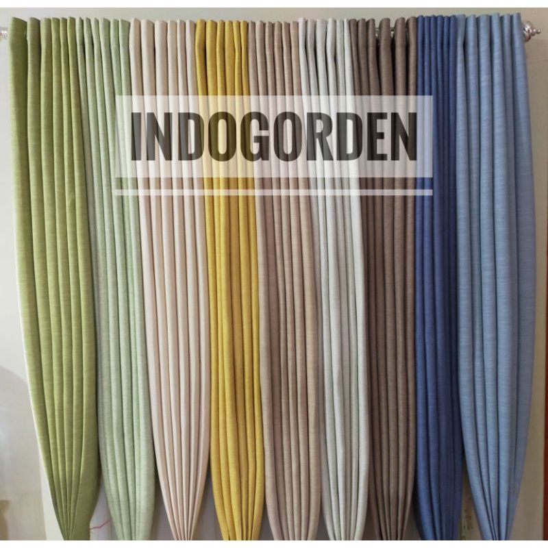 Jual Tirai Pintu Dan Gorden Jendela Blackout Polos Gordeng Jendela