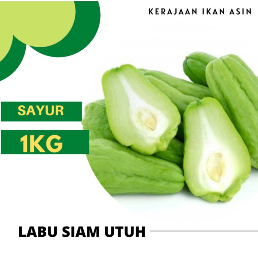 Jual Labu Siam Utuh 1 Kg Shopee Indonesia