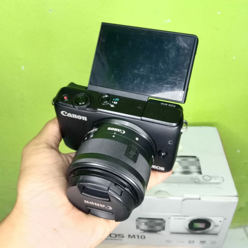 Jual Mirrorless canon m10 / canon eos m10 termurah buat vlog Shopee