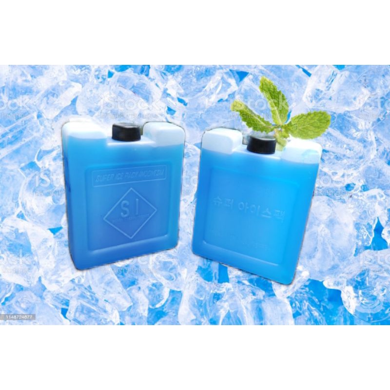 Jual ice pack 9 × 11 × 3cm mini kecil ice gel thermafreeze dry blue ice ...