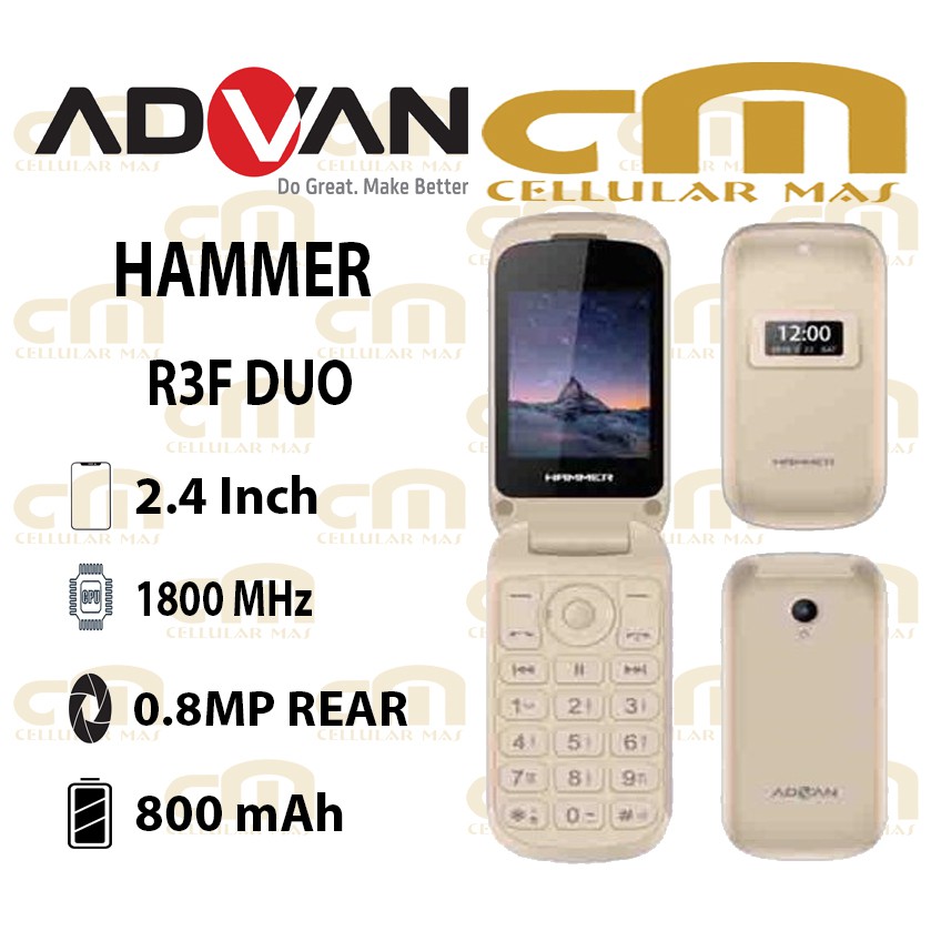 Jual Advan Hammer R3F Duo GARANSI RESMI ADVAN | Shopee Indonesia