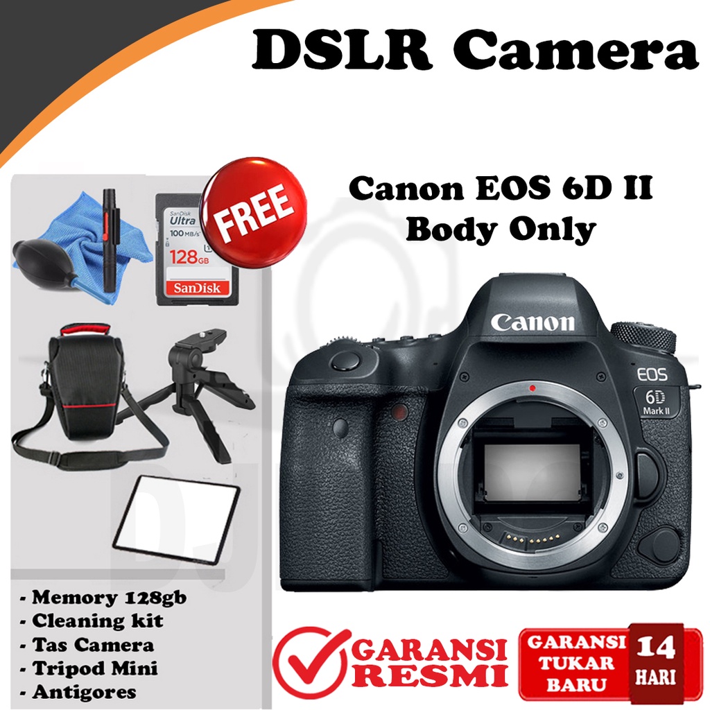 Jual Canon EOS 6D Mark II Body Only - Kamera DSLR BO Garansi