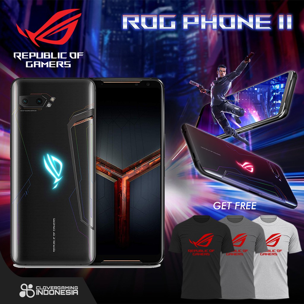 Jual ASUS ROG PHONE II 12/512 GB - GAMING HANDPHONE SMARTPHONE 2 12GB 512GB  | Shopee Indonesia