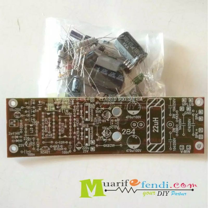 Jual PAKET DIY Power Amplifier Class D D900 Komplit Core dan Final 284M Shopee Indonesia