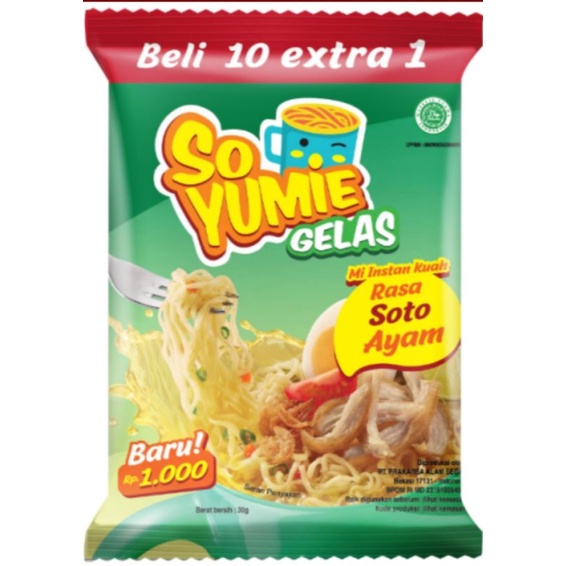 Jual So Yumie Gelas 30g X 10 Sachet 1 Renteng Shopee Indonesia