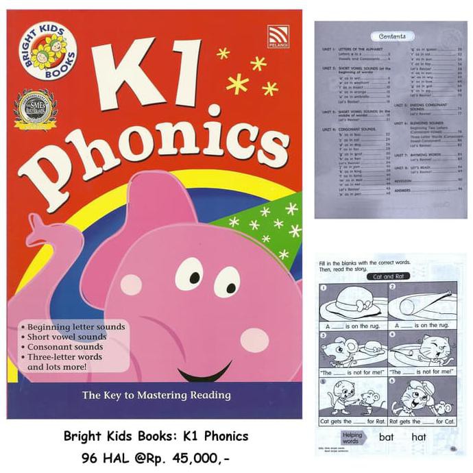 Jual Bright Kids Books - Phonics Kindergarten 1 | Shopee Indonesia
