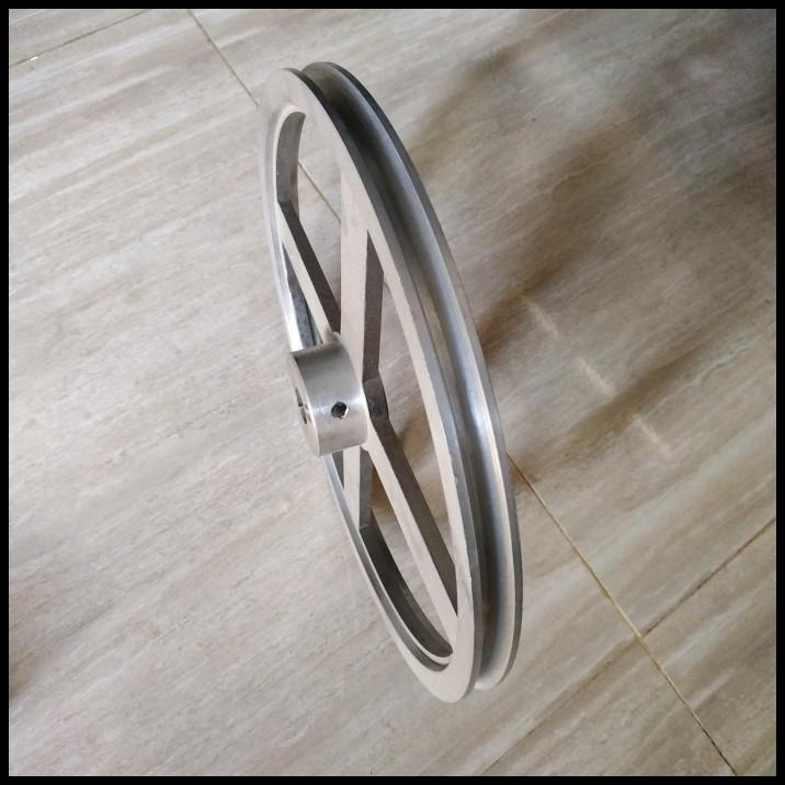 Jual Pulley Alumunium A1 12 Inch As 30 Mm Puli Pully Alumunium Shopee Indonesia