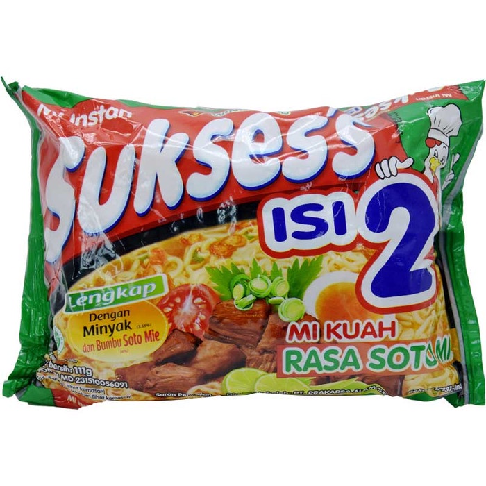 Jual Suksess Mi Kuah Rasa Soto Mie Isi 2 111gr Shopee Indonesia