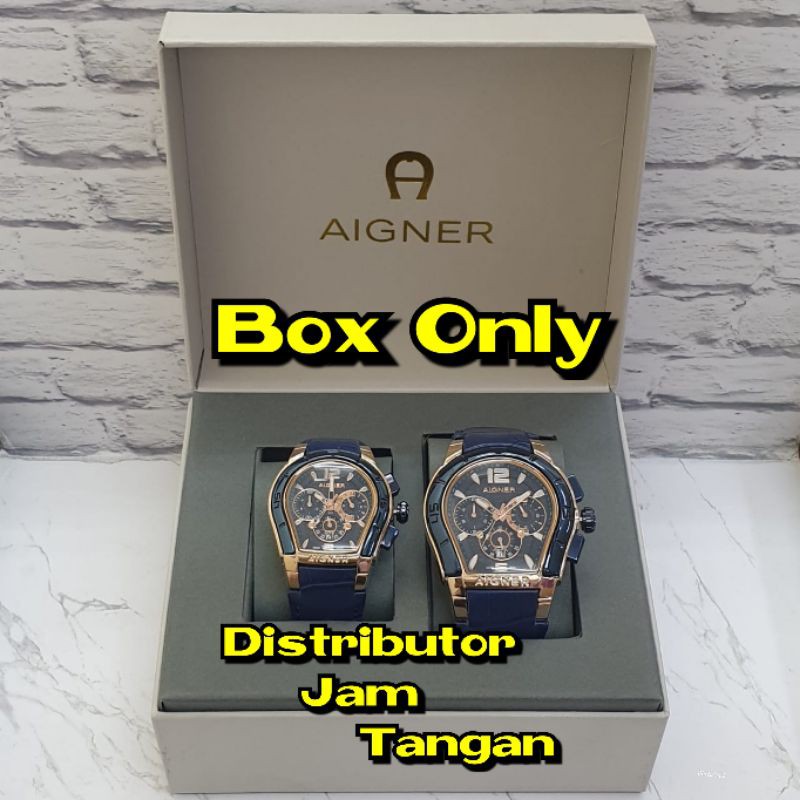 Box Jam Tangan Aigner Bahan Premium