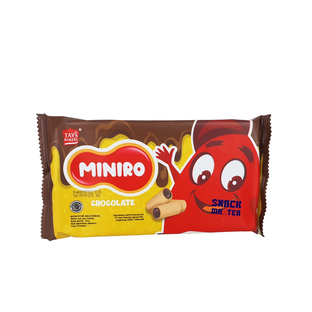 Jual Tays Miniro Wafer Roll - Netto 33 gr | Shopee Indonesia