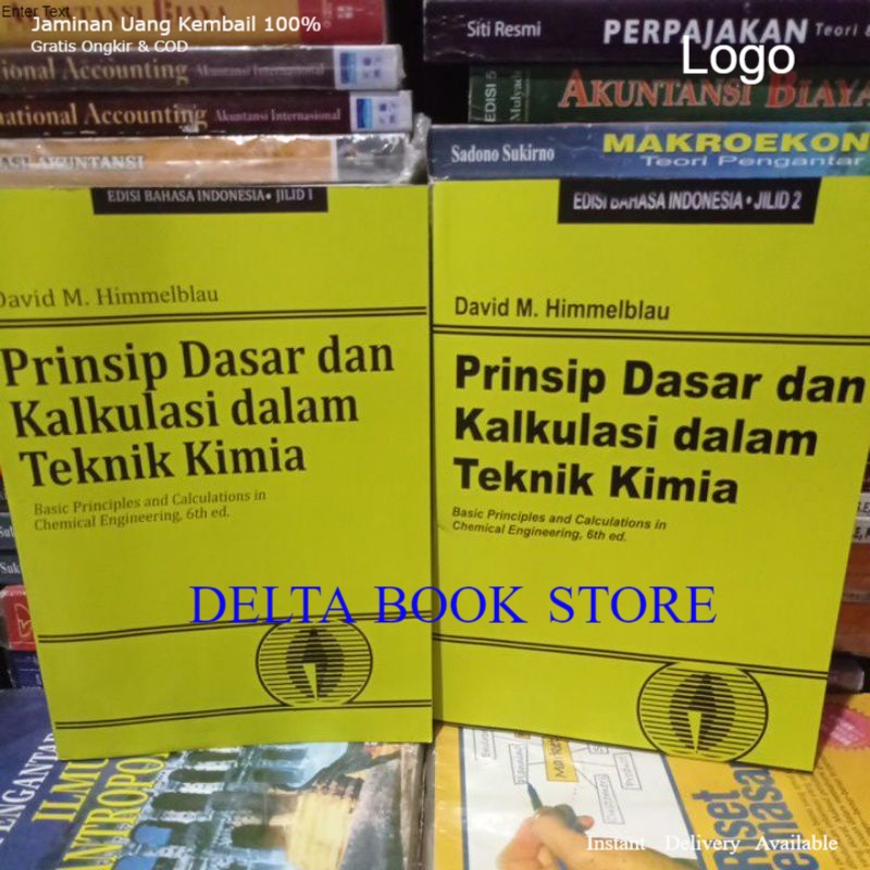 Jual Prinsip Dasar dan Kalkulasi dalam Teknik Kimia jilid 1 dan jilid 2 ...