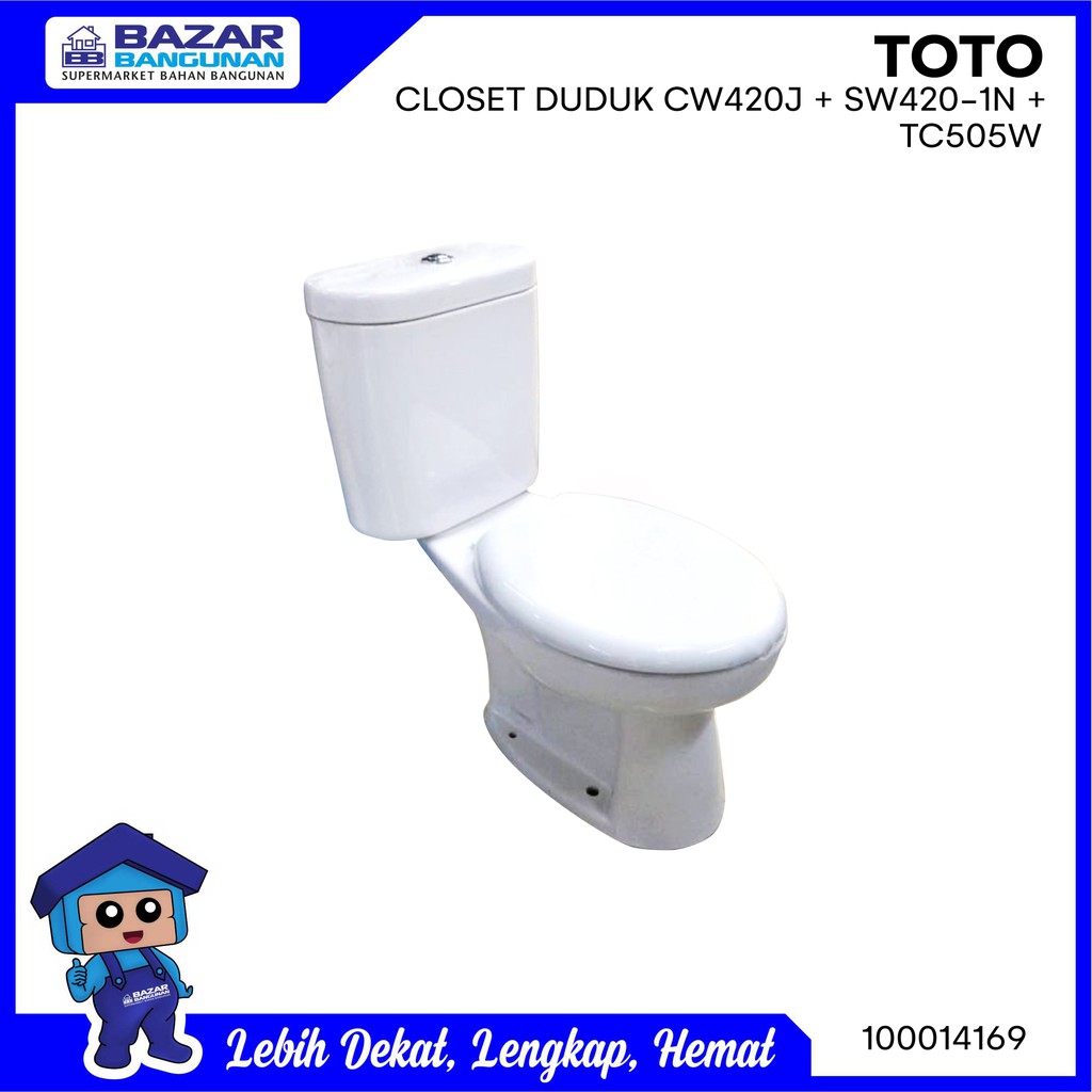 Jual Toto Closet Kloset Toilet Duduk Cw J Sw Jp Cw J Sw Jp Tc W Shopee Indonesia