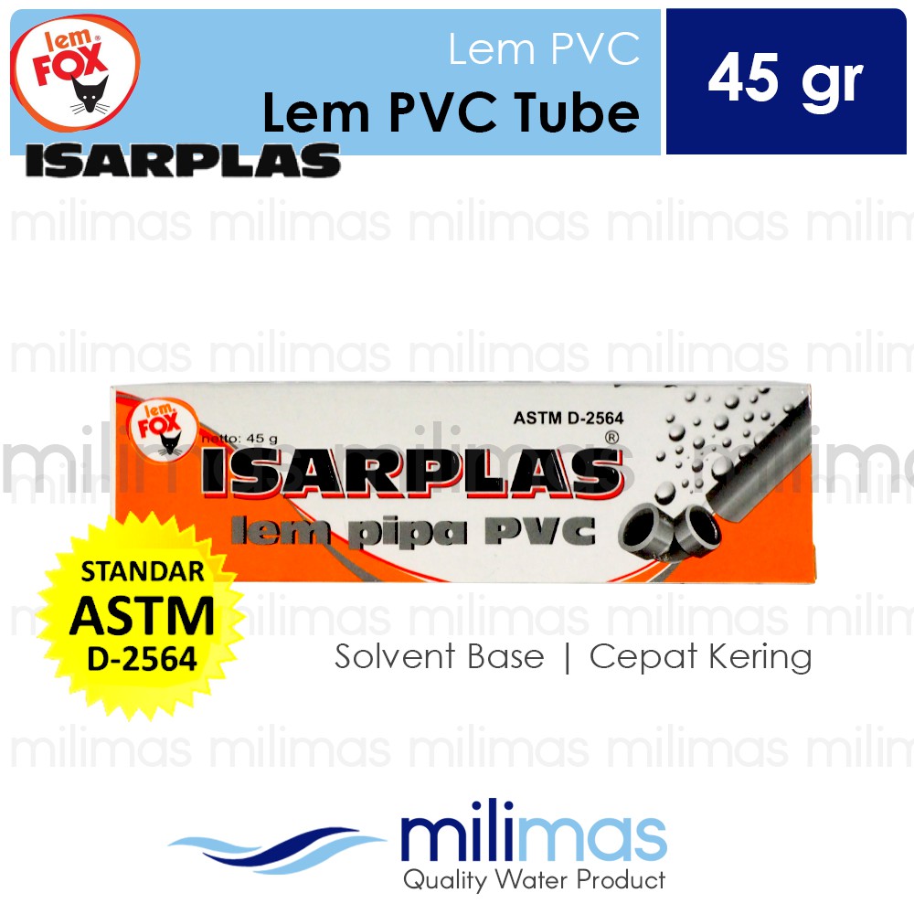 Jual ISARPLAS - Lem PVC 45 Gr Viskotitas Rendah - Cepat Kering | Shopee ...