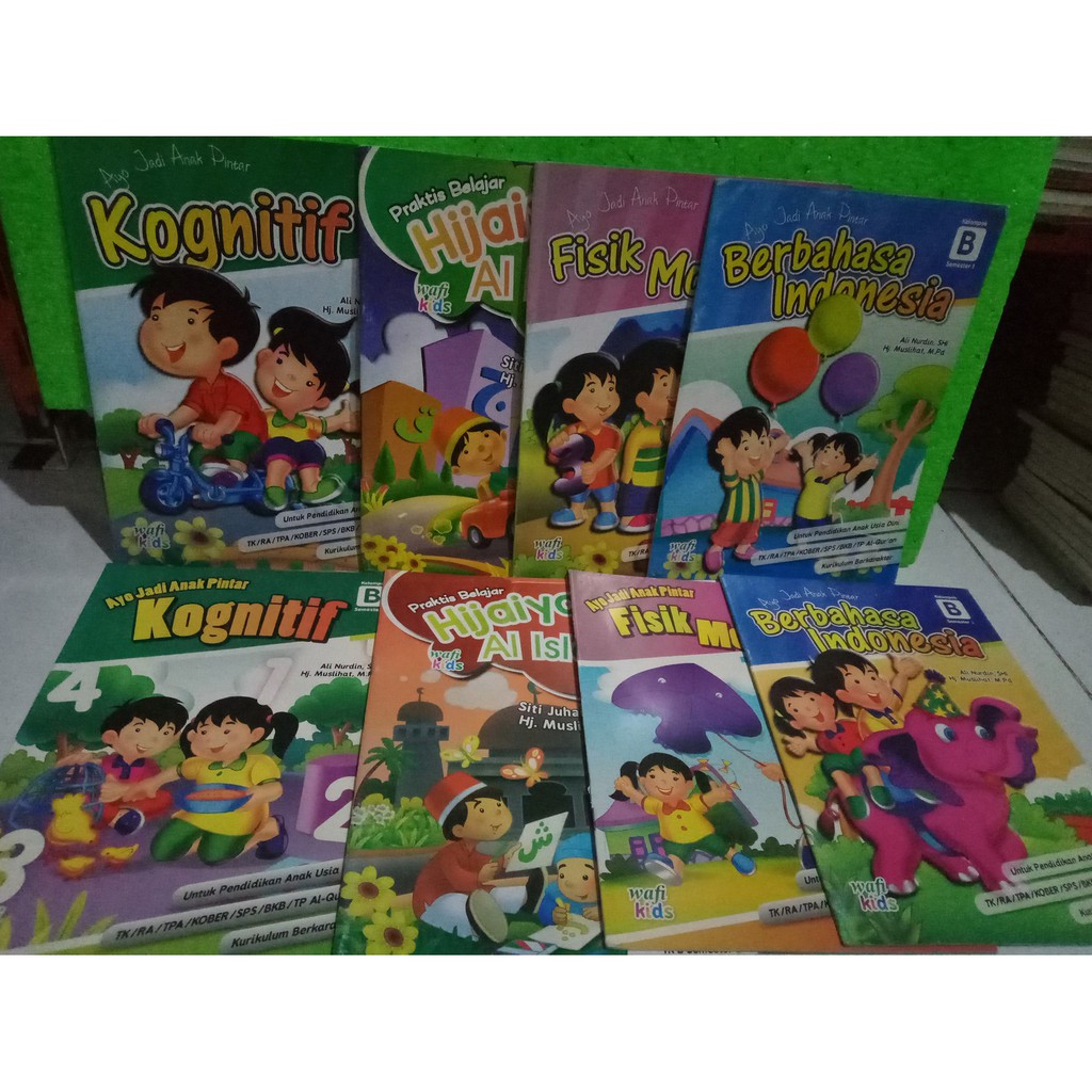 Jual PAKET BUKU ANAK PAUD KELOMPOK B 8 BUKU 1 SET SESUAI GAMBAR 1 TAHUN ...