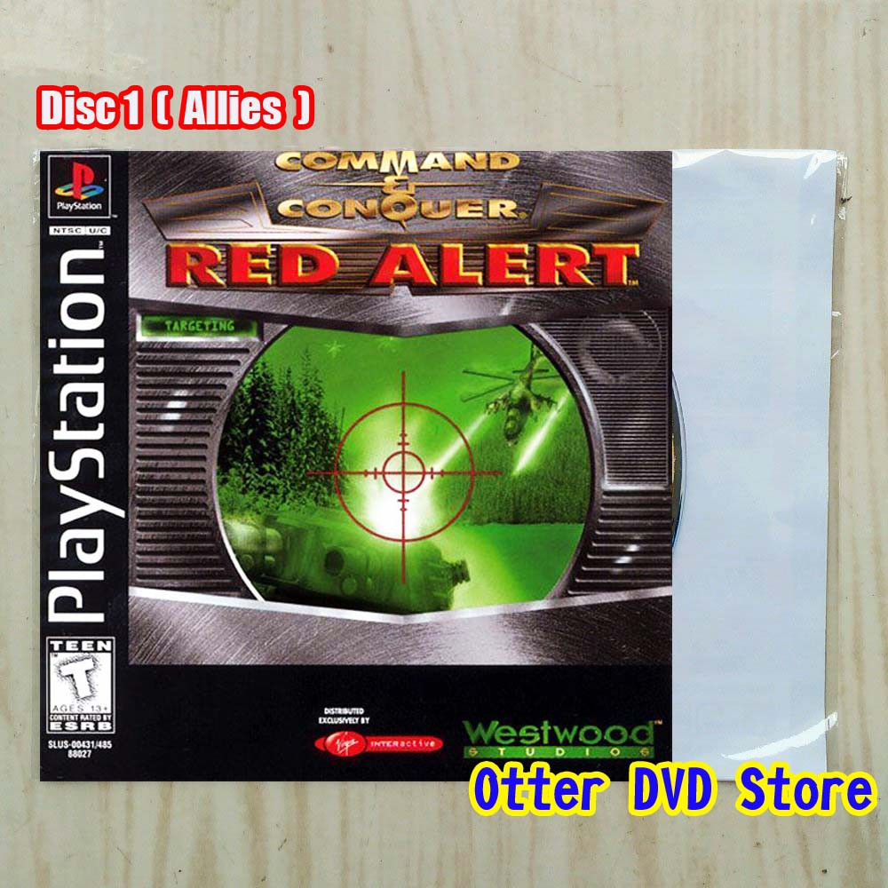 Jual Kaset CD Game Ps1 Ps 1 Command And Conquer - Red Alert ( Disc 1 ...