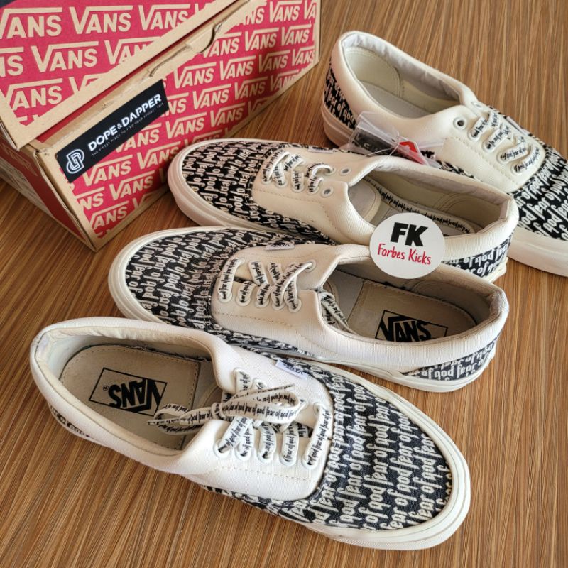 Jual Vans Era 95 DX Fear Of God FOG Black White Marshmallow old