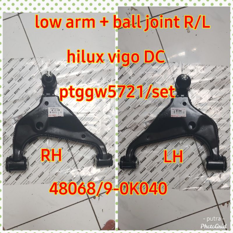 Jual Lower Arm Low Arm Sayap Bawah Kanan Kiri Hilux Vigo Fortuner