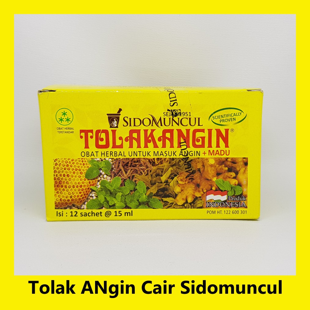 Jual Tolak Angin Cair Sido Muncul Isi 12 Sachet Shopee Indonesia