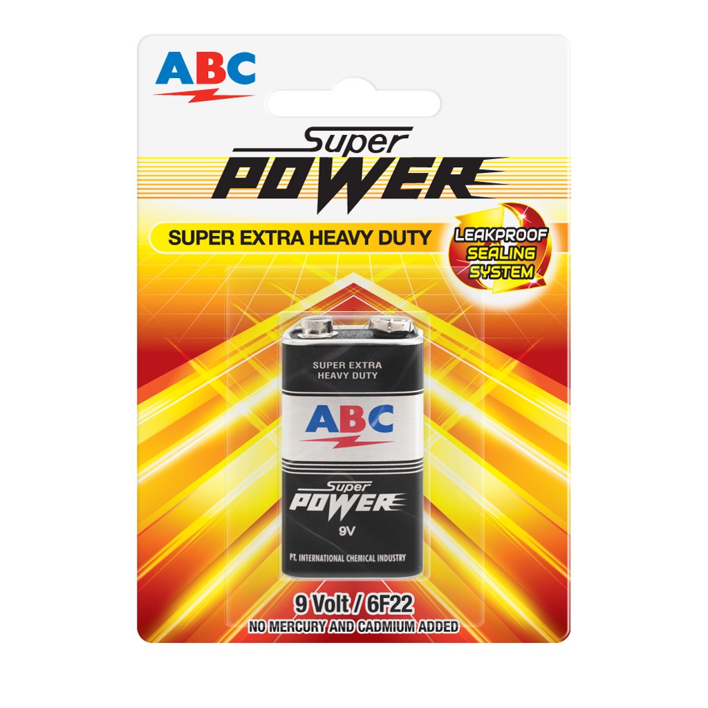 Jual ABC Baterai 9V SPW 1B | Shopee Indonesia