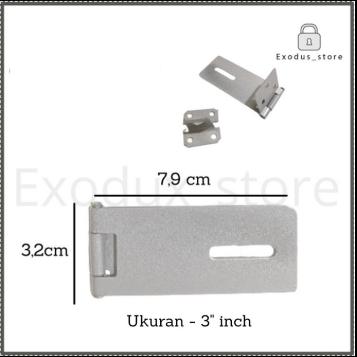 Jual Overpal plat tempat gembok 2
