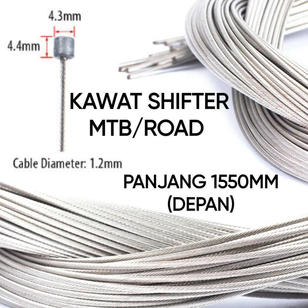 Jual Kawat Inner Shifter Sepeda Galvanized Front Mm Meter Kabel Sepeda Lipat Mtb