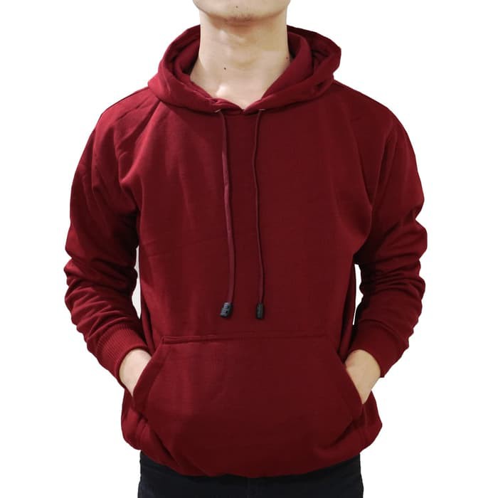 Jaket 2025 hoodie maroon