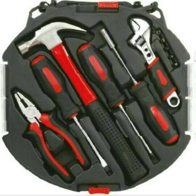 Jual ToolKit 11 Tool Kit Set Original Krisbow Kotak Perkakas Mekanik Shopee Indonesia