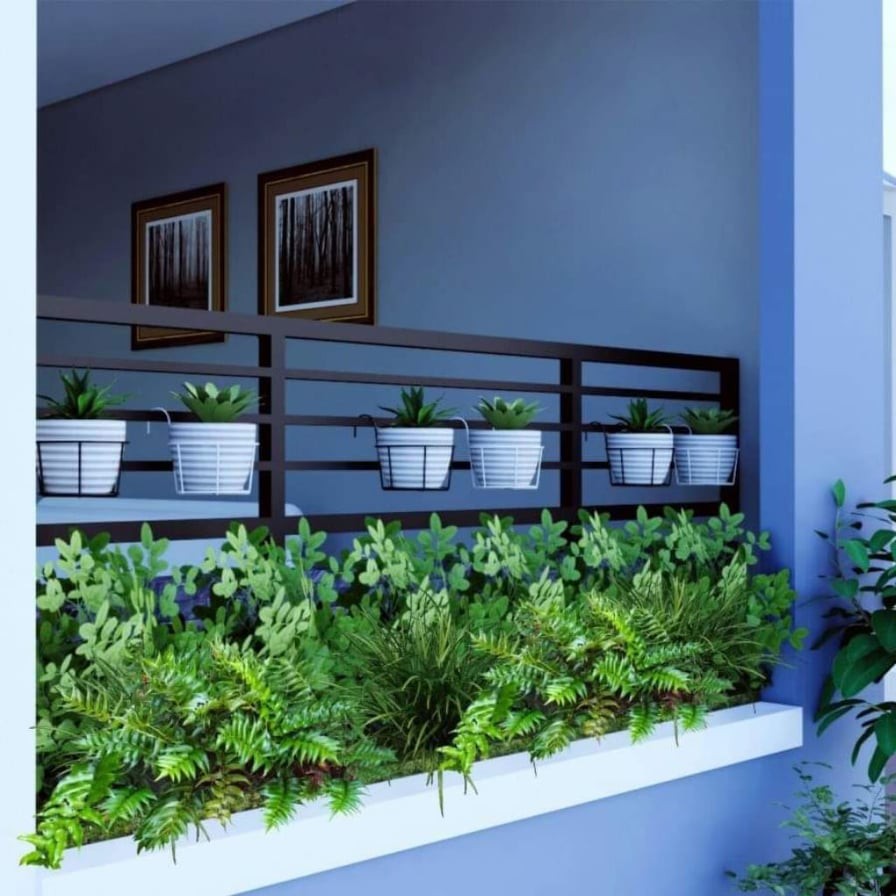 Jual RAK POT BALKON / RAK POT PAGAR dim 20cm | Shopee Indonesia