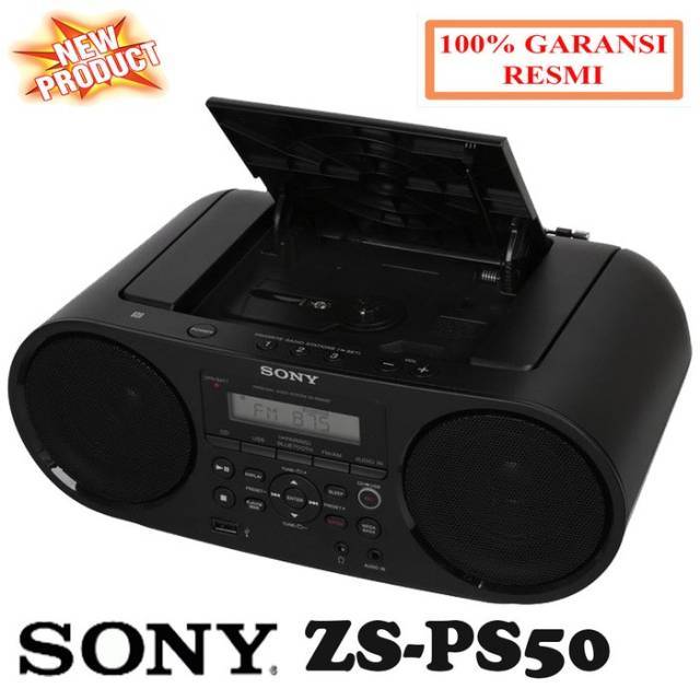 Jual SONY BOOMBOX ZS - PS50 - BLACK | Shopee Indonesia