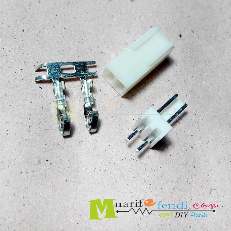 Jual Soket Socket Dplug Konektor 2 Pin White Housing | Shopee Indonesia