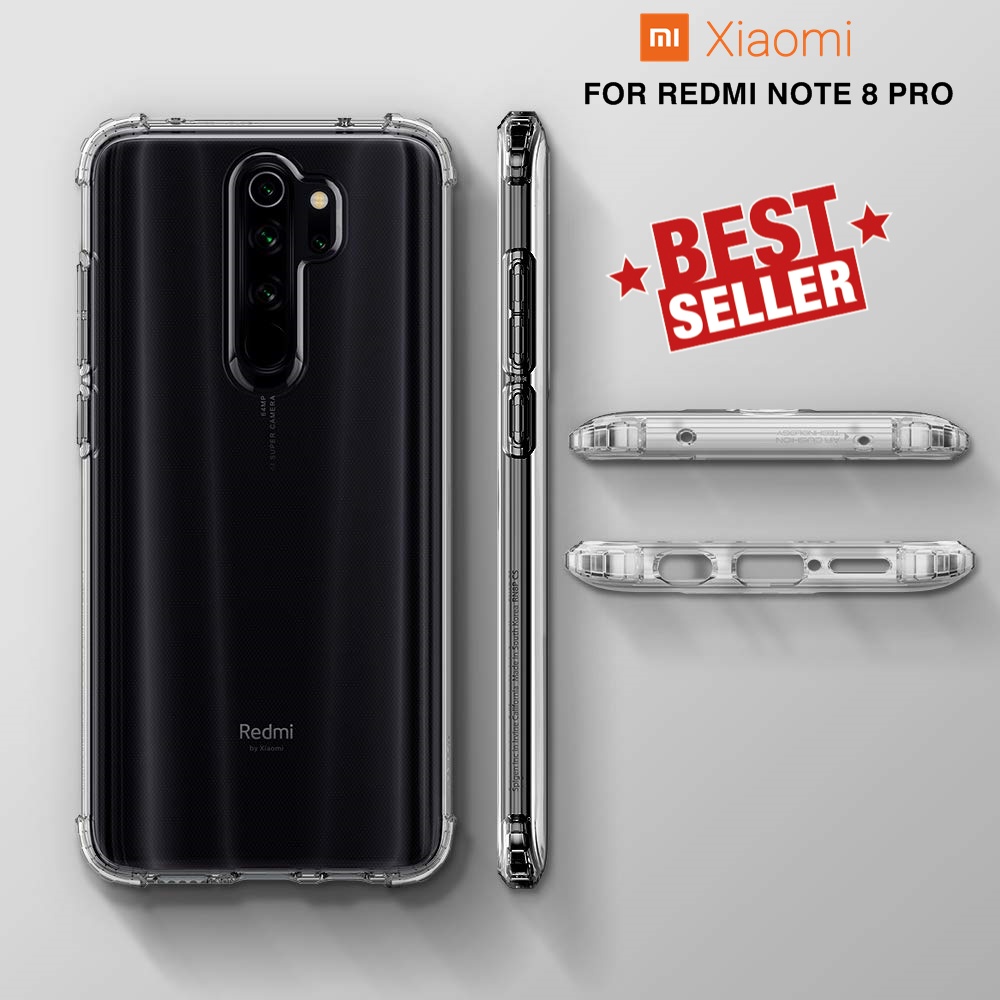 Jual Case Redmi Note 8 PRO AirBag Clear Anti Crack Premium Soft Anti ...