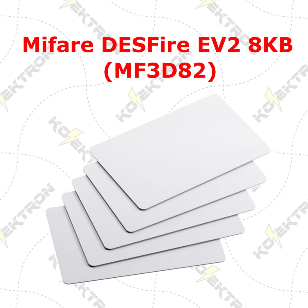 100x MIFARE DESFire EV2 8K Smartcards Blanko - Hochsicherheits RFID Karten CR80