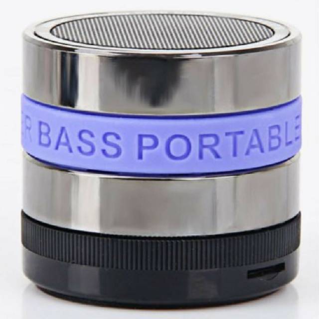 Jual Mini Metal Super Bass Portable Bluetooth Speaker | Shopee Indonesia