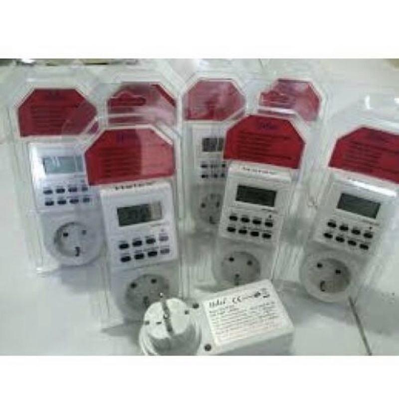 Jual Stop Kontak Timer Walet merk HELES/ timer walet /mesin timer ampli ...