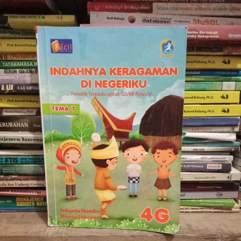 Jual Indahnya Keragaman Di Negeriku Tema 7 Kelas 4 Jilid 4g Shopee