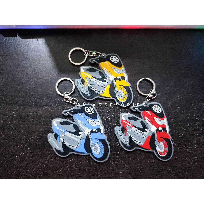 Jual PROMO keychain gantungan kunci NMAX KARET RUBBER | Shopee Indonesia