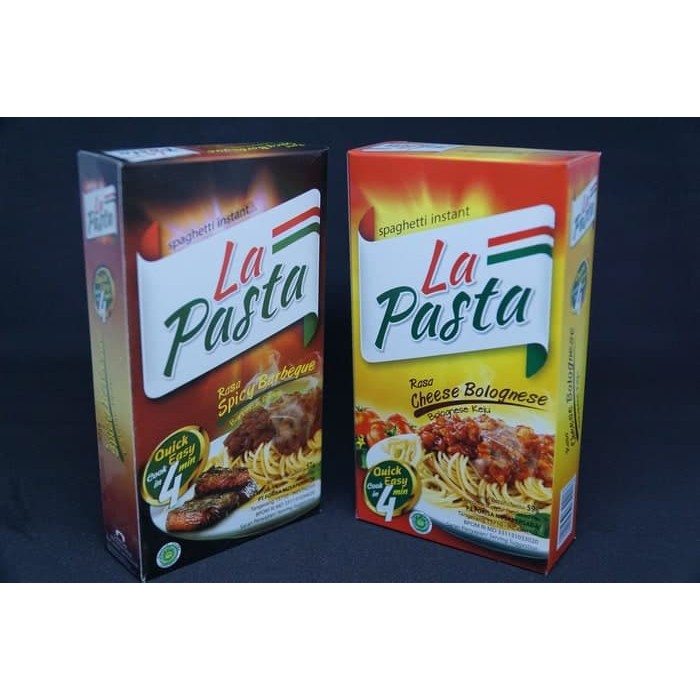 Jual La Pasta Spaghetti Instant Rasa Spicy Barbeque 57gr Shopee Indonesia