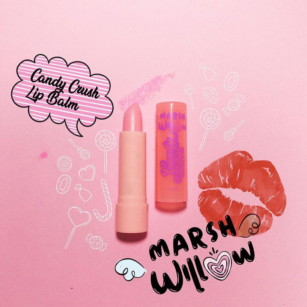 Jual Marshwillow candy crush lip balm / pelembab bibir marshwillow