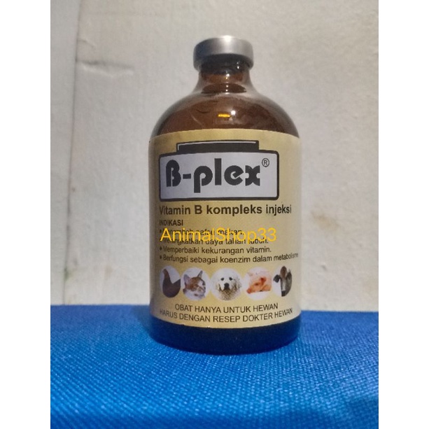 Jual Vitamin Injeksi B Komplek B Compex B-PLEX 100ml Dan 50ml | Shopee ...