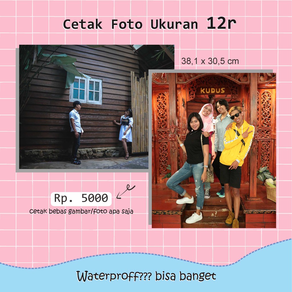 Jual CETAK FOTO UKURAN 12R MURAH GAMBAR BEBAS | Shopee Indonesia