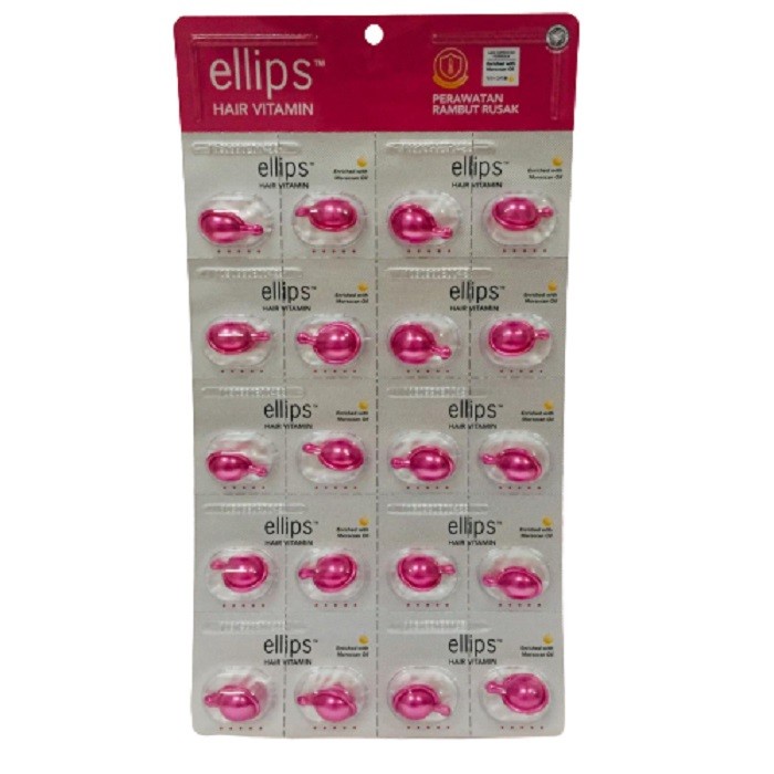 Jual ELLIPS HAIR VITAMIN PERAWATAN RAMBUT RUSAK ISI 20PCS | Shopee ...